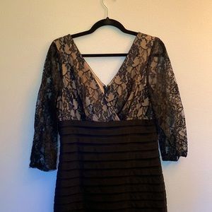 Adrianna Papell size 10 black dress. Perfect for a night on the town!